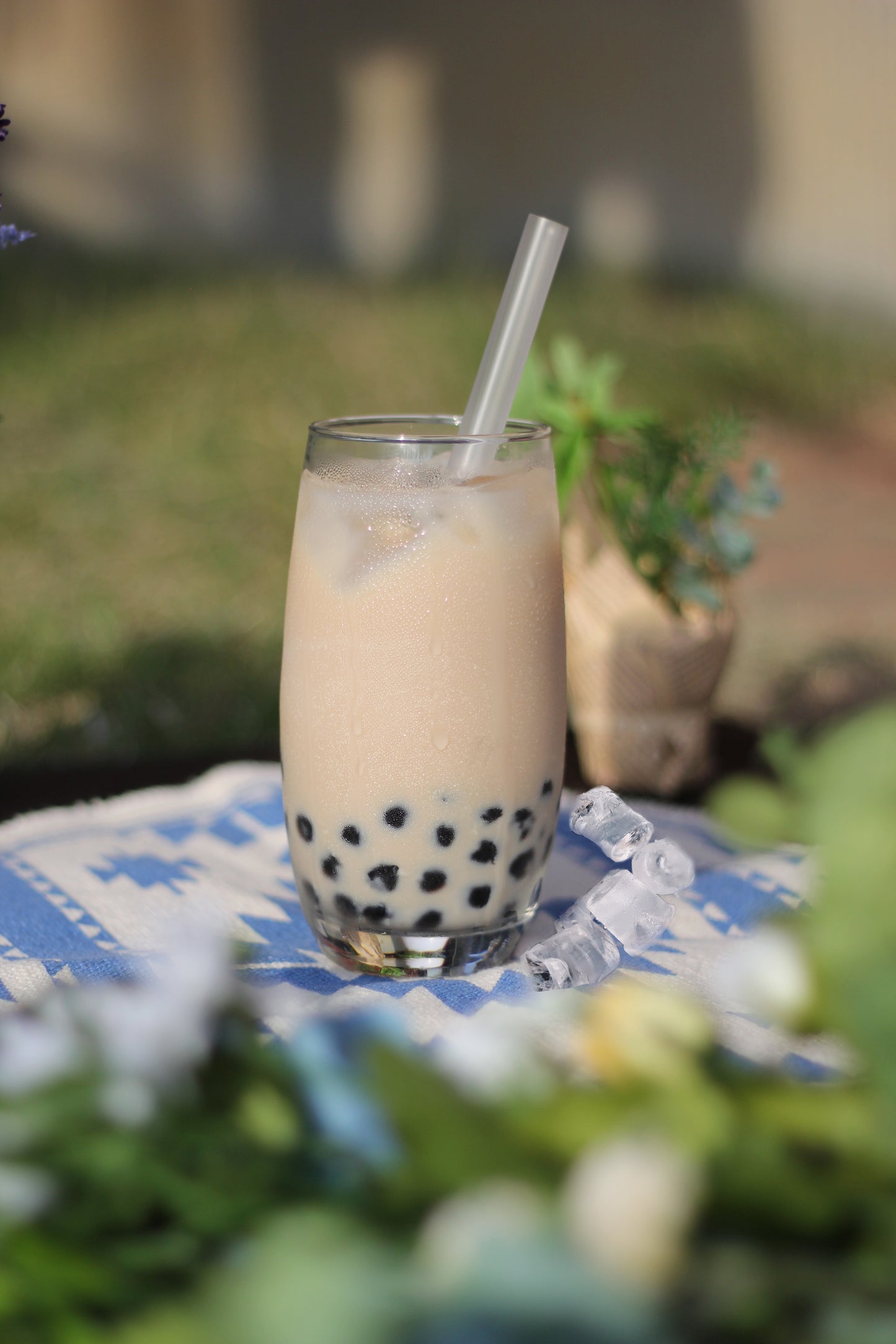 900g Tapioka Perlen Vegan | Bubble Tea Set & Milchtee | Perfekt für Smoothie, Eiskaffee, Eistee, Slush und gemischte Fruchtgetränke