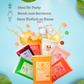 (MHD nähe)Bubble Tea Set Perlen Popping Boba-3x600g Fruchtperlen Mix Selbst Machen Party- KURZE AKTION! 1 Gratis 600g Packung pro BestellungNr.
