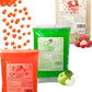 (MHD nähe)Bubble Tea Set Perlen Popping Boba-3x600g Fruchtperlen Mix Selbst Machen Party- KURZE AKTION! 1 Gratis 600g Packung pro BestellungNr.