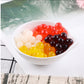 Bubble Tea DIY Set 1*3kg Apfel Boba+ 1*600g Pfirsich Boba + 10st Gratis Einweg Papier Trinkhalme für Perlen Mix