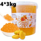 Bubble Tea Perlen Mango - Bubbletea Boba Perlen Set 3KG-Versandkostenfrei - Natur&Vegan -Selber Machen Bubble Tea DIY Partys