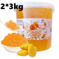 Bubble Tea Perlen Mango - Bubbletea Boba Perlen Set 3KG-Versandkostenfrei - Natur&Vegan -Selber Machen Bubble Tea DIY Partys