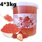 MHD(14.04.2025)Bubble Tea Perlen Erdbeere - Bubbletea Boba Perlen Set 3KG - Natur&Vegan- Selber Machen Bubble Tea DIY Set Partys