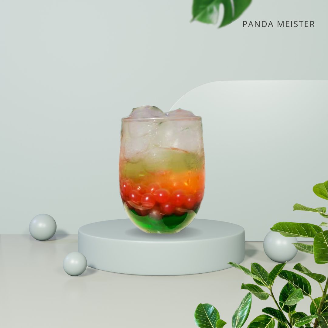 MHD(14.04.2025)Bubble Tea Perlen Mango - Bubbletea Boba Perlen Set 3KG-Versandkostenfrei - Natur&Vegan -Selber Machen Bubble Tea DIY Partys