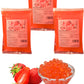 MHD(30.05.2025) 600g Bubble Tea Perlen Popping Boba - Erdbeere Fruchtperlen Bubbletea Perlen Set -* KURZ AKTION:1 Gratis 600g Pack pro BestellNr. *  Natur&Vegan- Super Ideen zum Selber Machen Bubble Tea Topping für DIY