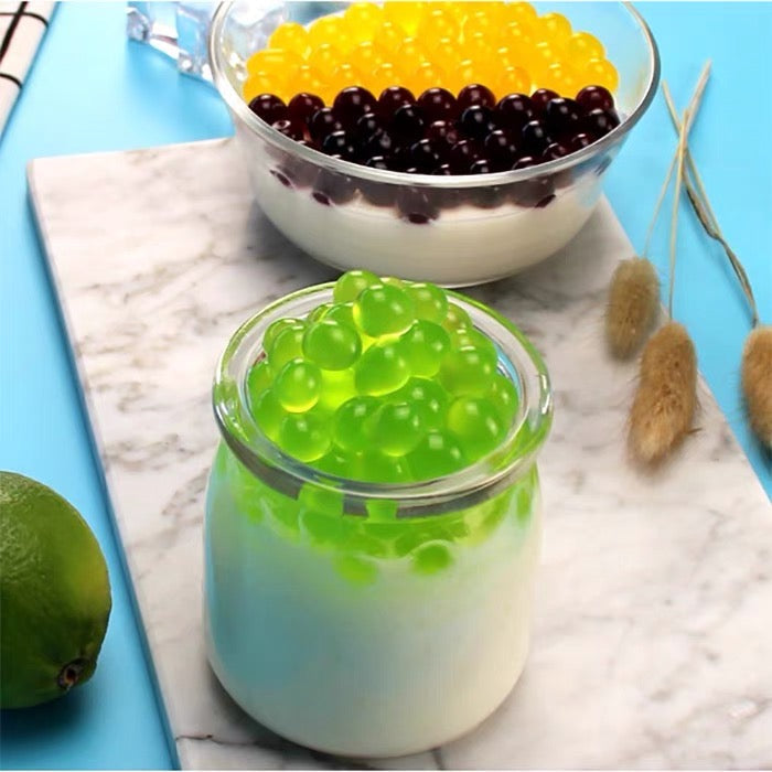 MHD(14.04.2025)Bubble Tea Perlen Mango - Bubbletea Boba Perlen Set 3KG-Versandkostenfrei - Natur&Vegan -Selber Machen Bubble Tea DIY Partys