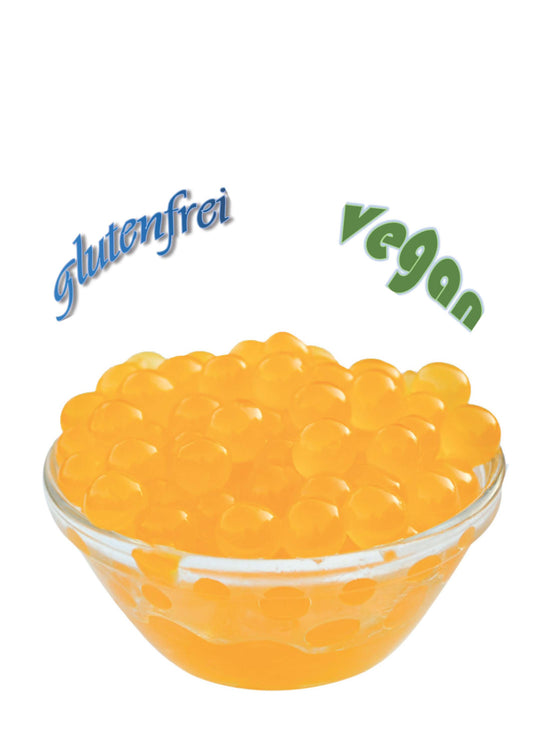 MHD(14.04.2025)Bubble Tea Perlen Mango - Bubbletea Boba Perlen Set 3KG-Versandkostenfrei - Natur&Vegan -Selber Machen Bubble Tea DIY Partys