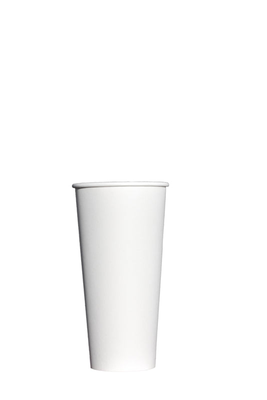 700ml  Einwegbecher Papierbecher für Bubble Tea - OHNE Deckel (-10℃ bis +50℃)